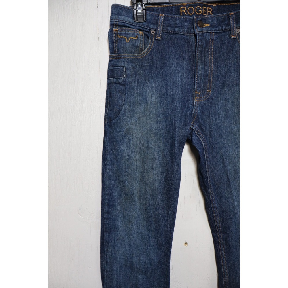 Kimes Ranch Roger Jeans Men's 30x36 Slim Straight Western Durable Denim - Picture 8 of 10